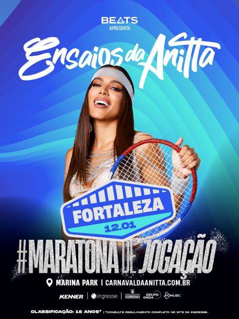 Cartaz do evento Ensaios da Anitta